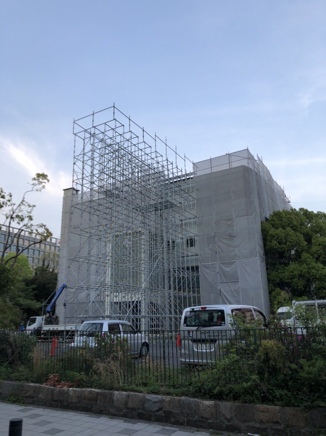 支保工足場工事①